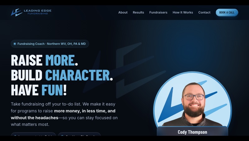 Raise with Cody website screenshot